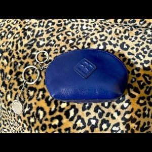 Patricia Nash zippered coin purse w/keychain